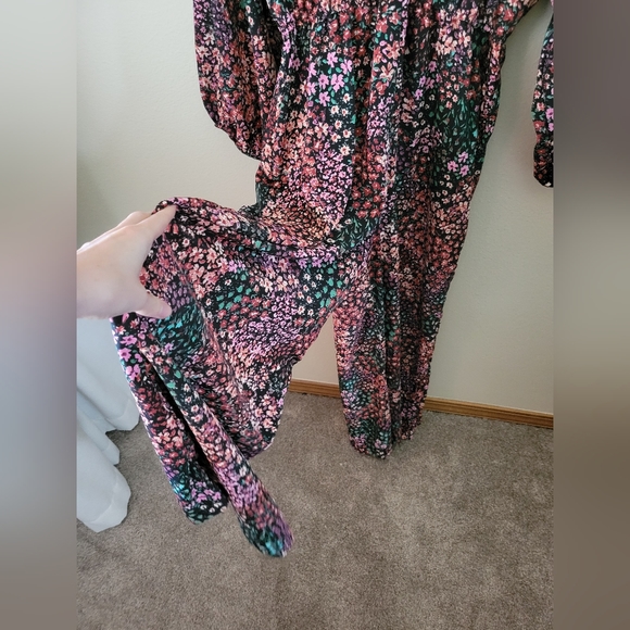 Zara floral wideleg jumpsuit - Picture 3 of 5